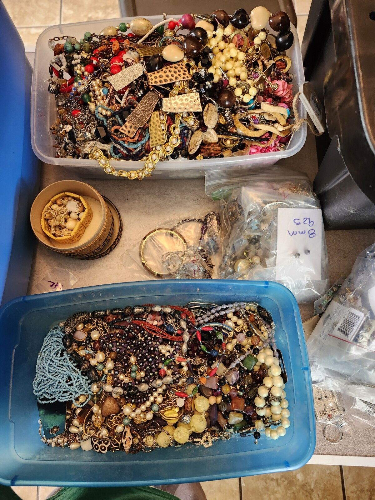 1/2 lb Handmade Costume Fashion Jewelry - Vintage to Modern