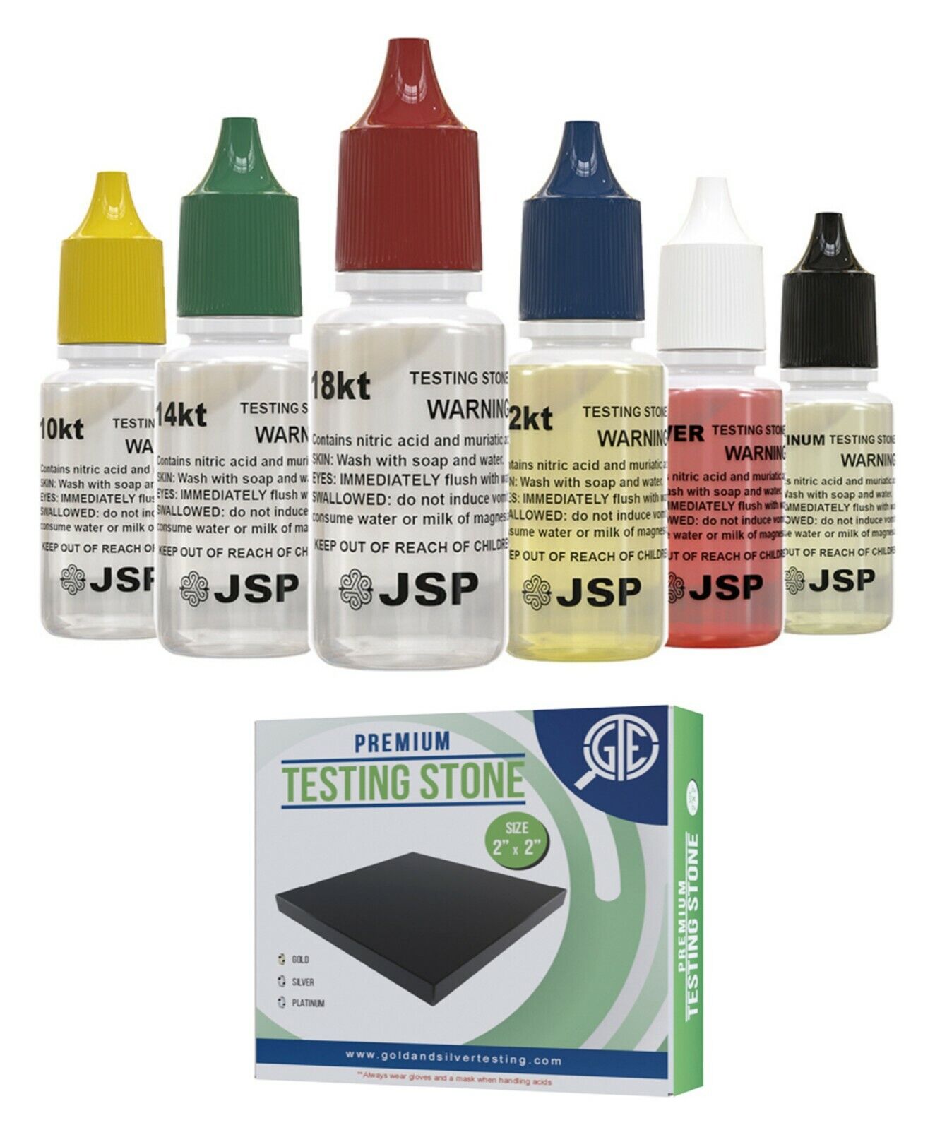 Gold and Silver Jewelry Acid Test Kit for Precious Metals