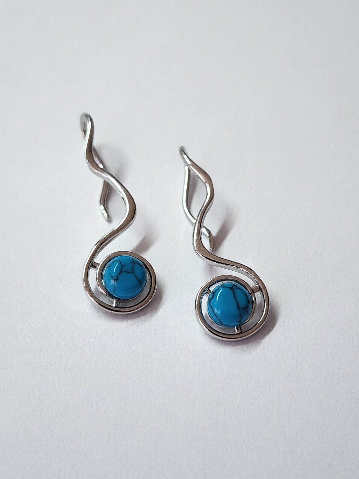 Boho Turquoise Drop Earrings for Women