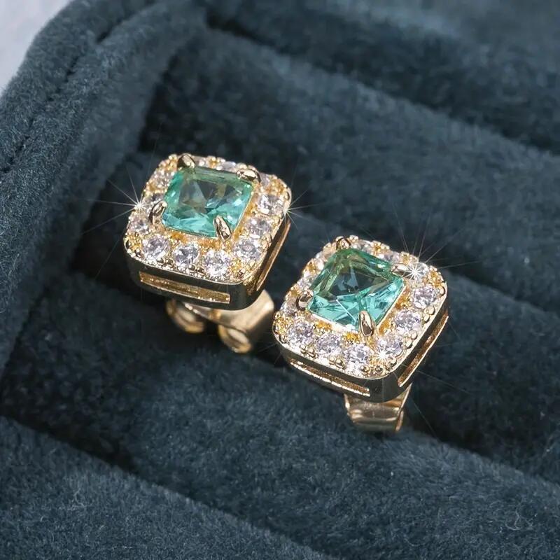 Green Bohemian Boho Earrings for Stylish Women Gift