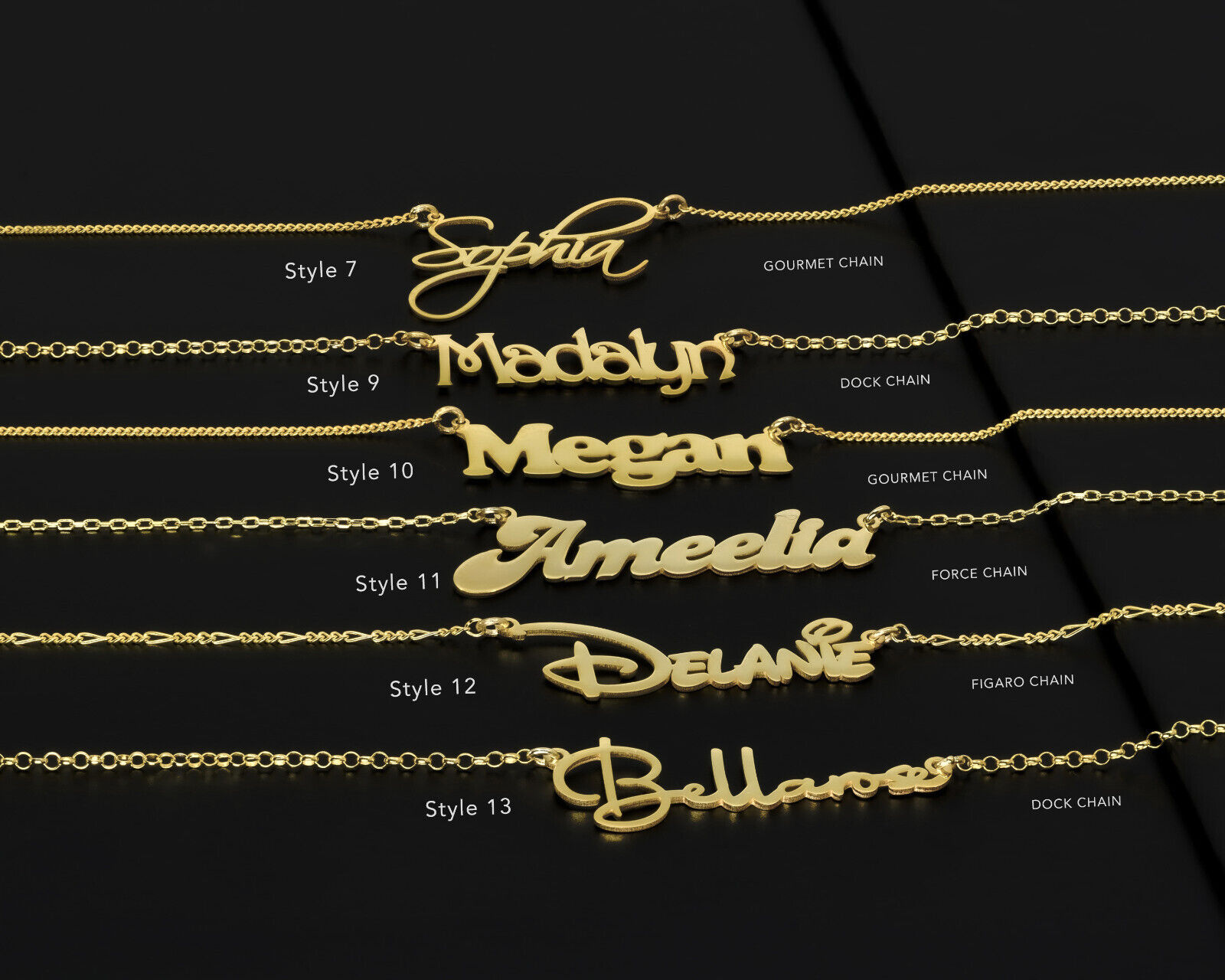 Personalized Sterling Silver Name Necklace Pendant Handcrafted Jewelry