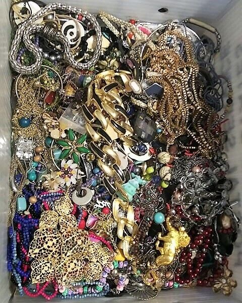 Vintage and modern handmade jewelry lot - 1 lb