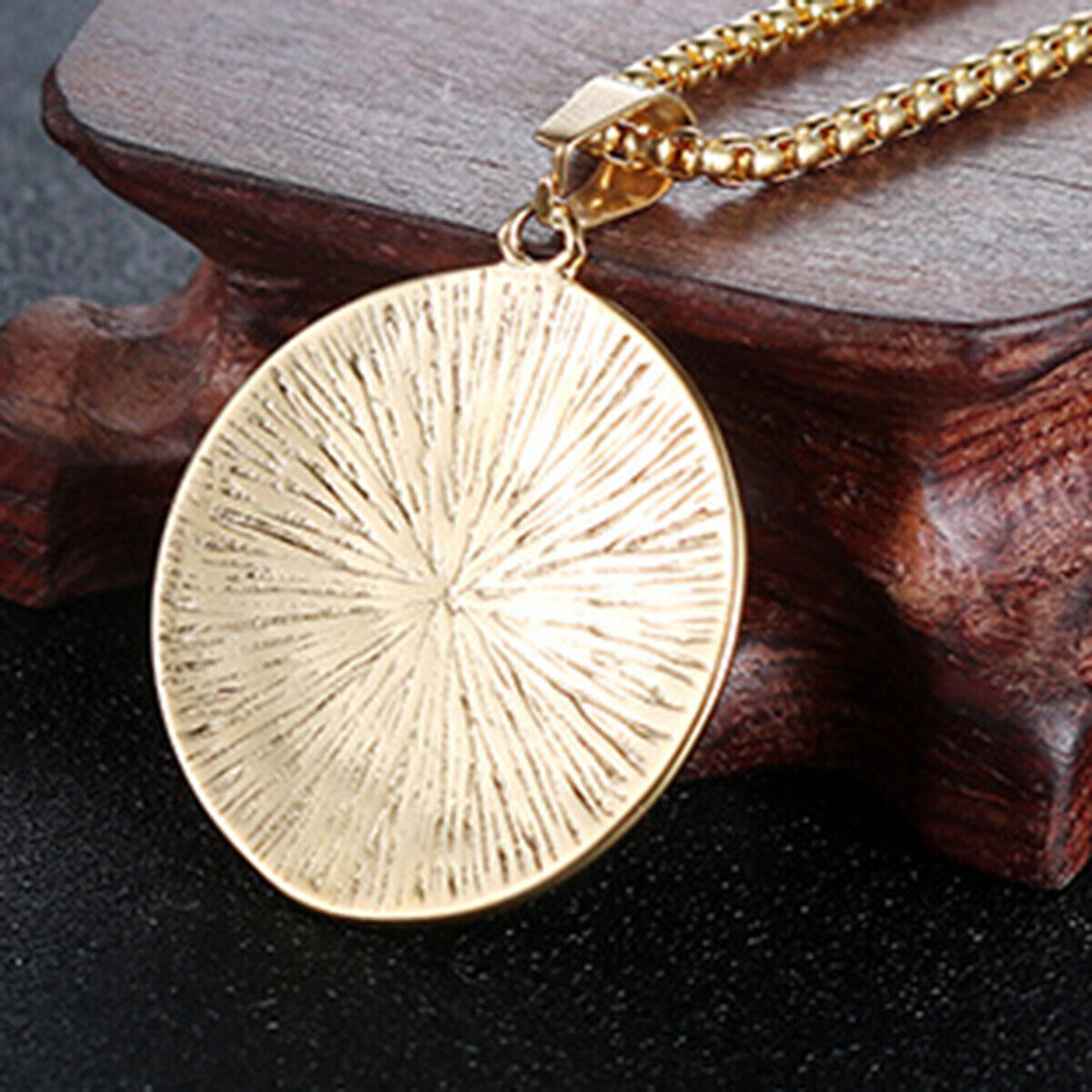 Stainless Steel Egyptian Pharaoh Eye of Horus Pendant