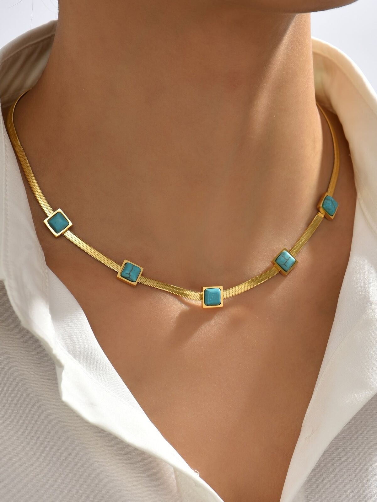 Turquoise Statement Necklace for Modern Women