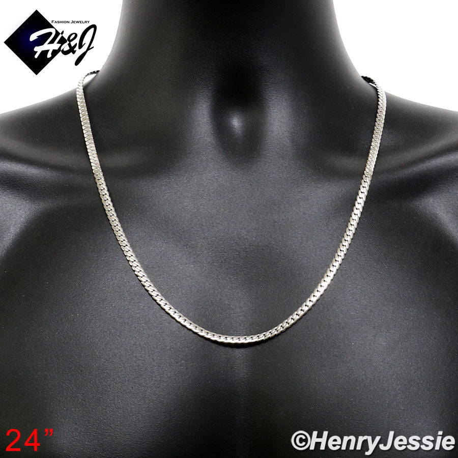 Men's Handmade Stainless Steel Miami Cuban Chain Necklace