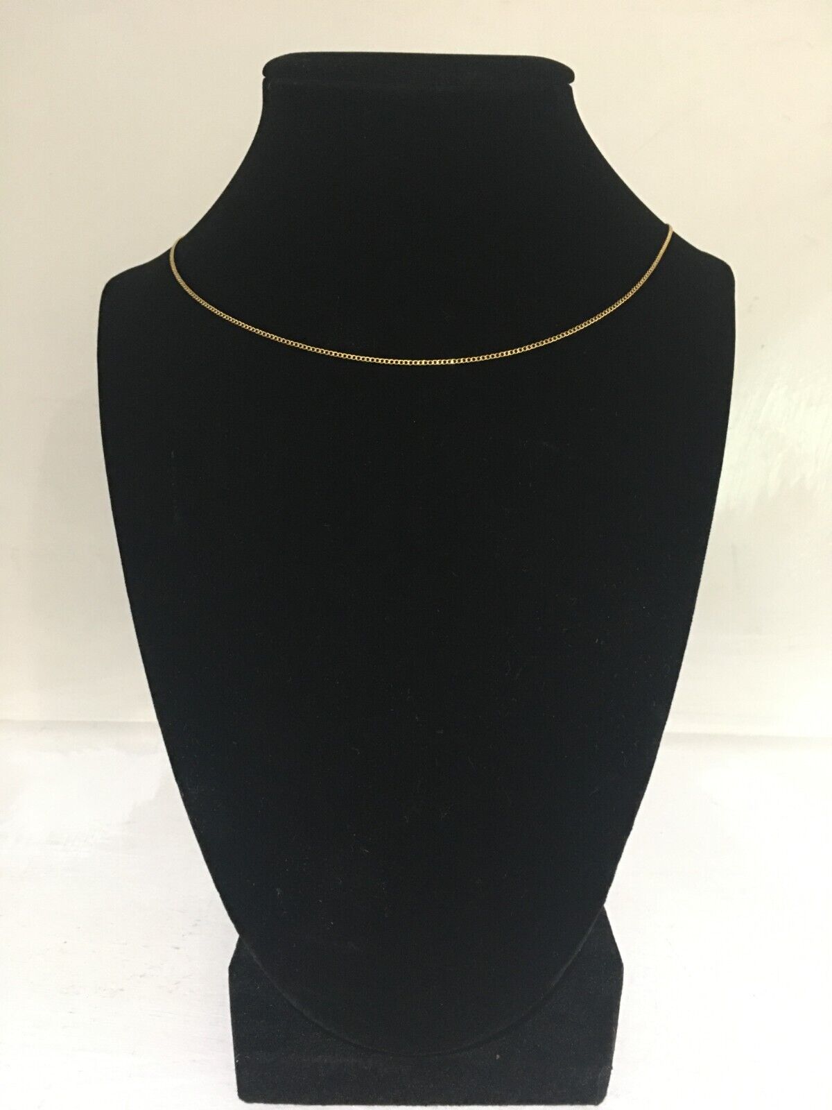 Vintage 18 Inch Yellow Gold Chain Necklace Choker