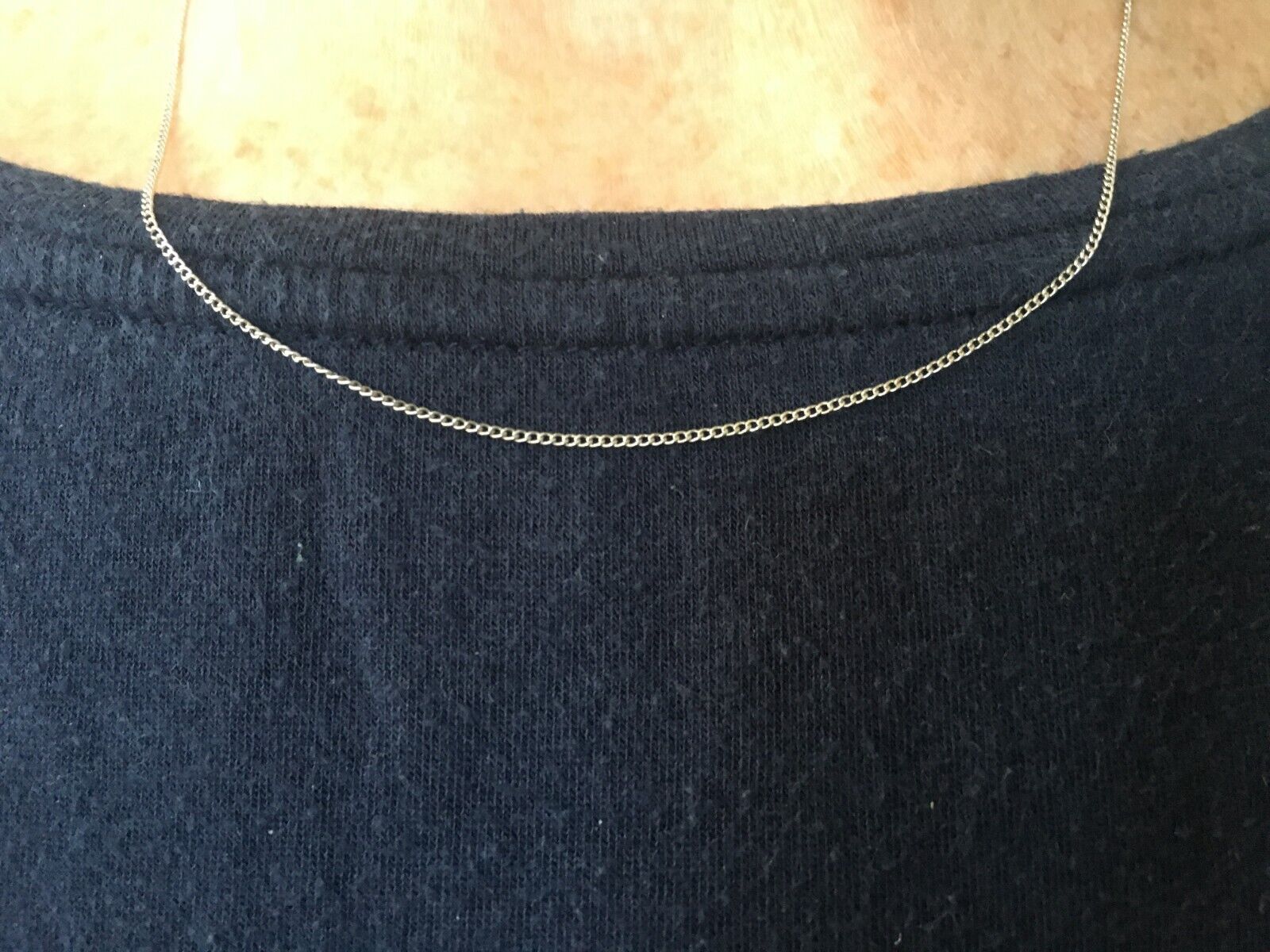 Handmade Yellow Gold Filled Choker Necklace Vintage