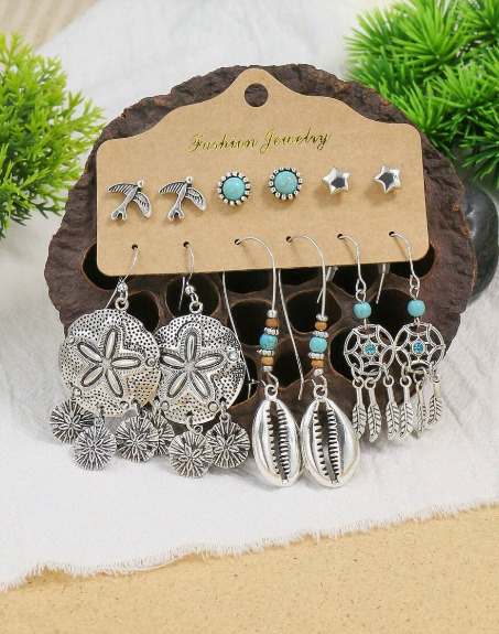 Bulk lot of 24 Handcrafted Boho Earrings