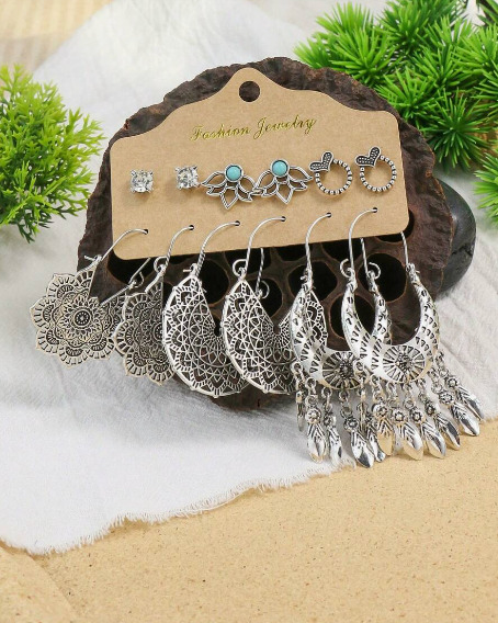 Bulk lot of 24 Handcrafted Boho Earrings