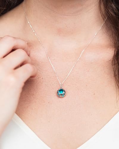 Vintage Lace Necklace with Recycled Mason Jar Glass