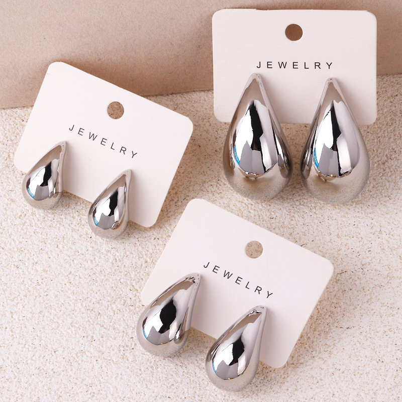 Oversized Gold Plated Chunky Hoop Earrings