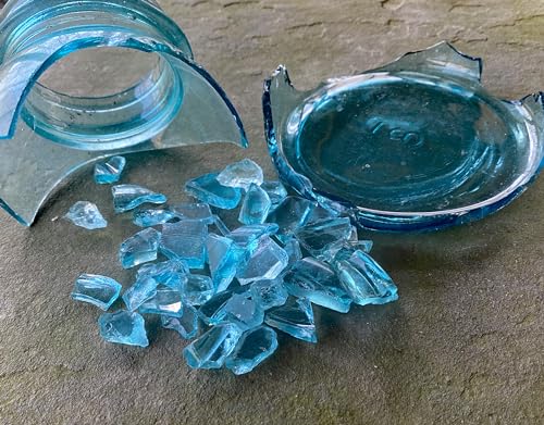 Vintage Lace Necklace with Recycled Mason Jar Glass