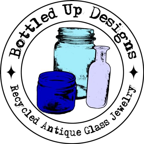 Vintage Lace Necklace with Recycled Mason Jar Glass