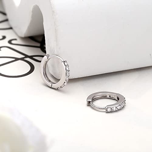 Dainty 925 Sterling Silver Earrings Set for Women