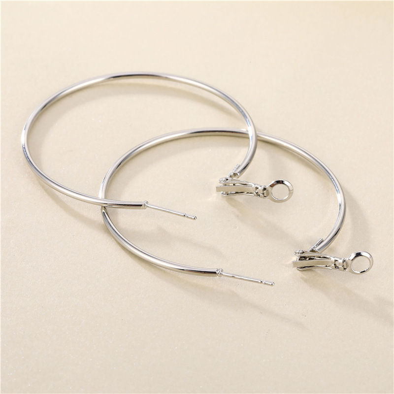 Bold Circle Hoop Earrings for Women - Gift Idea