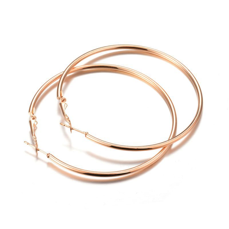 Bold Circle Hoop Earrings for Women - Gift Idea