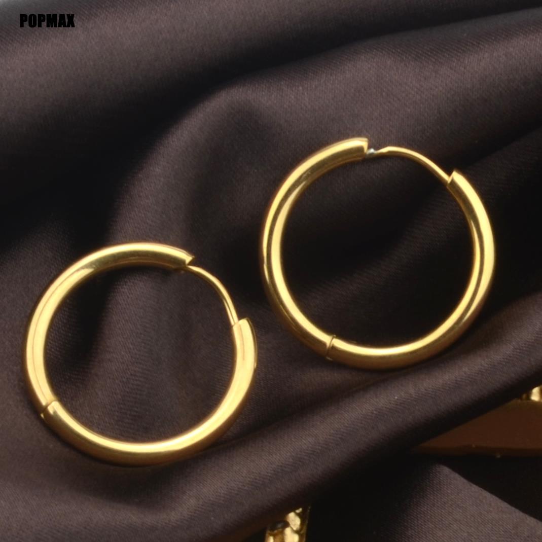 Tiny Stainless Steel Huggie Hoop Earrings Set