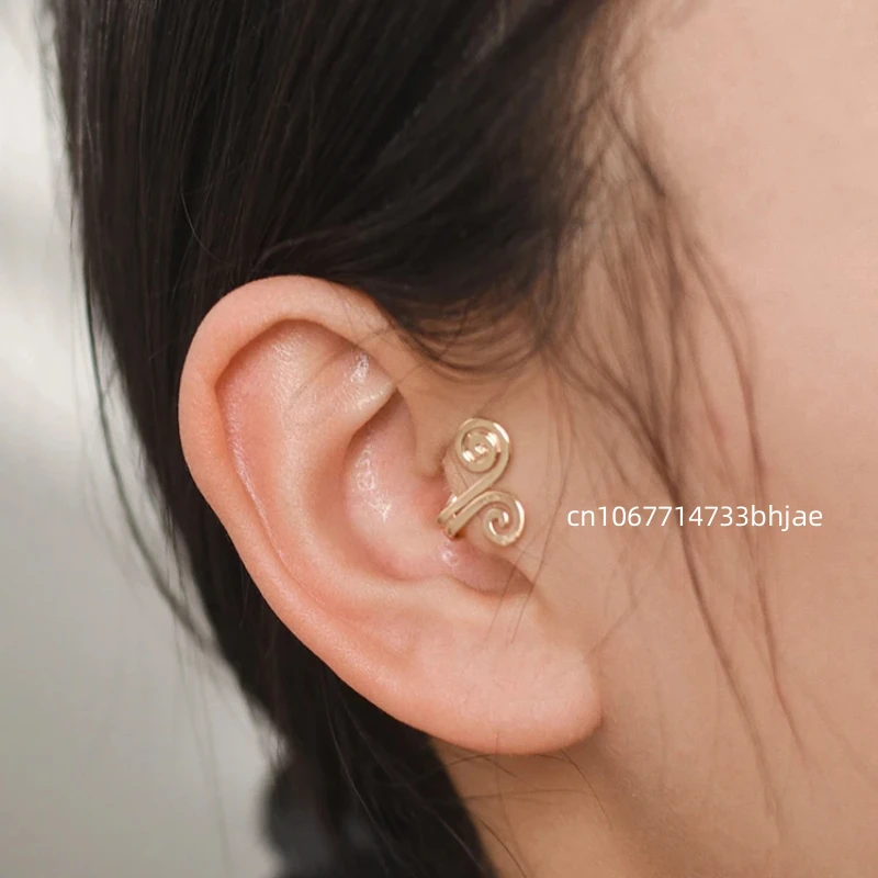 Non-Piercing Flower Shape Alloy Ear Clips
