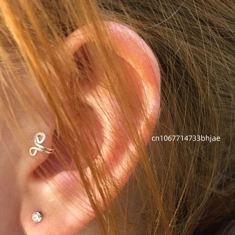 Non-Piercing Flower Shape Alloy Ear Clips