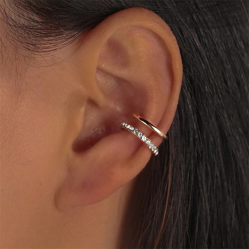 Exquisite Rhinestone Ear Cuff Earring for Women