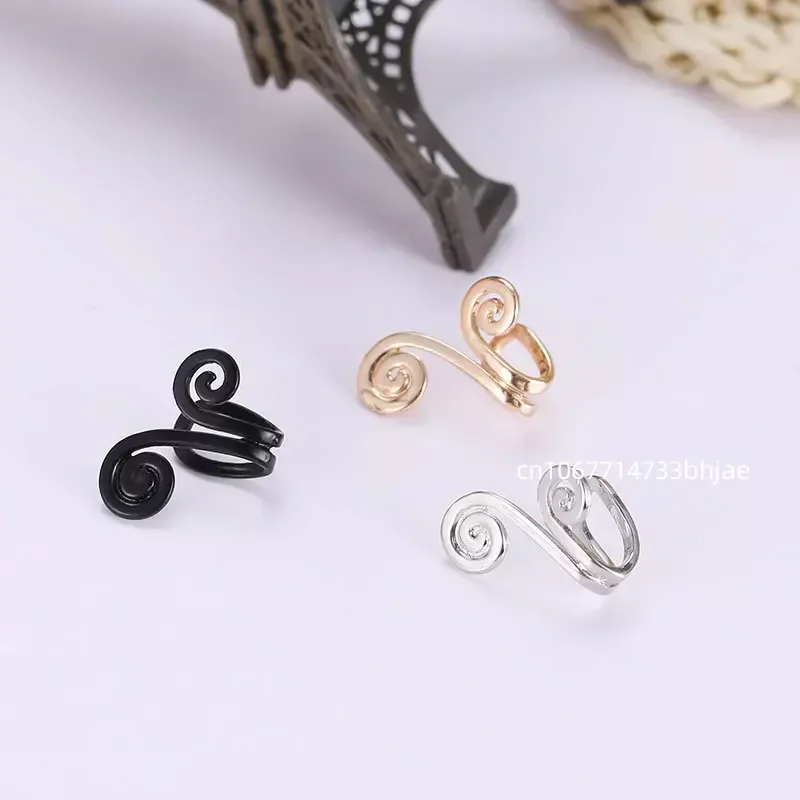 Non-Piercing Flower Shape Alloy Ear Clips
