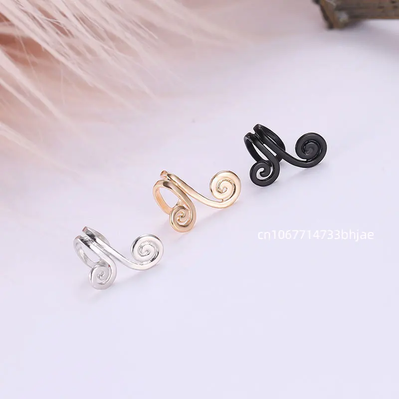 Non-Piercing Flower Shape Alloy Ear Clips