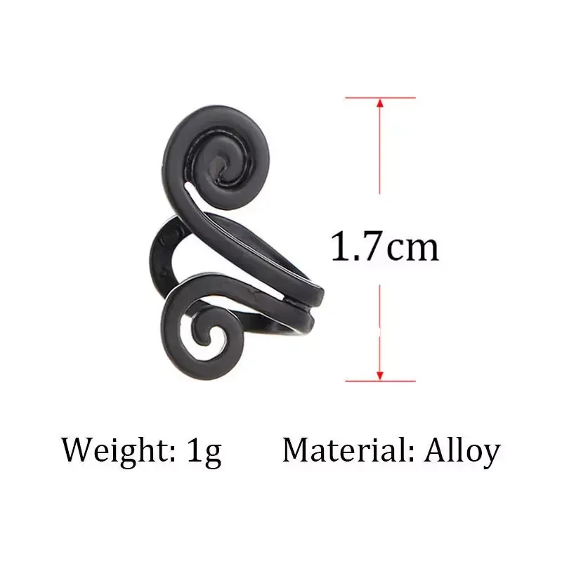 Non-Piercing Flower Shape Alloy Ear Clips