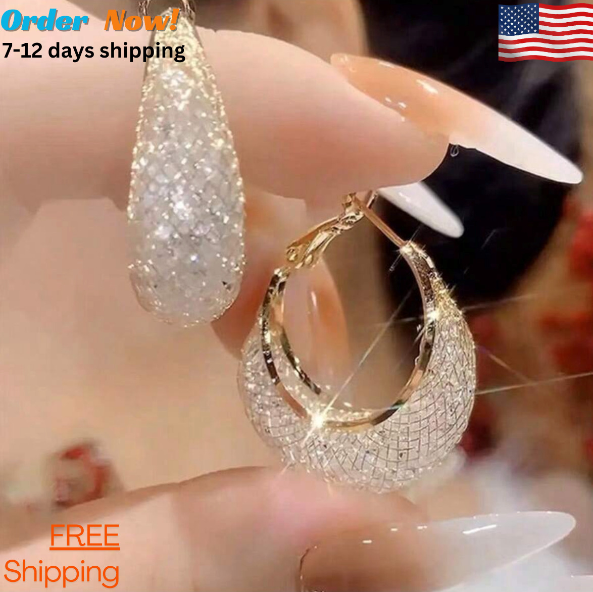 Elegant Crystal Hoop Earrings for Any Occasion