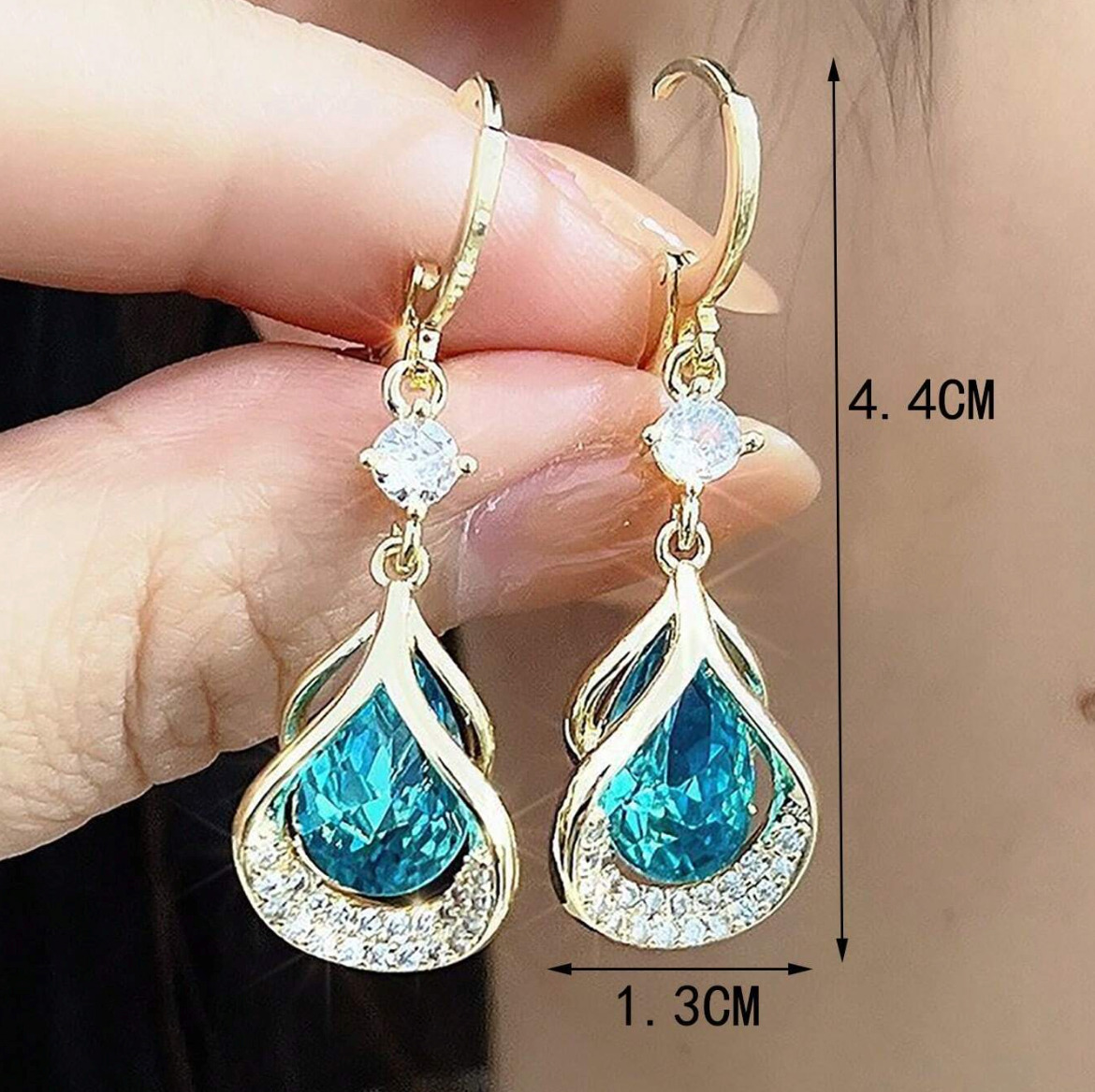 Crystal Hoop Earrings for Daily and Party Wear