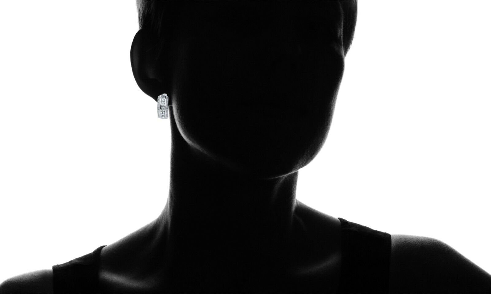 Sterling Silver CZ Huggie Hoop Earrings for All