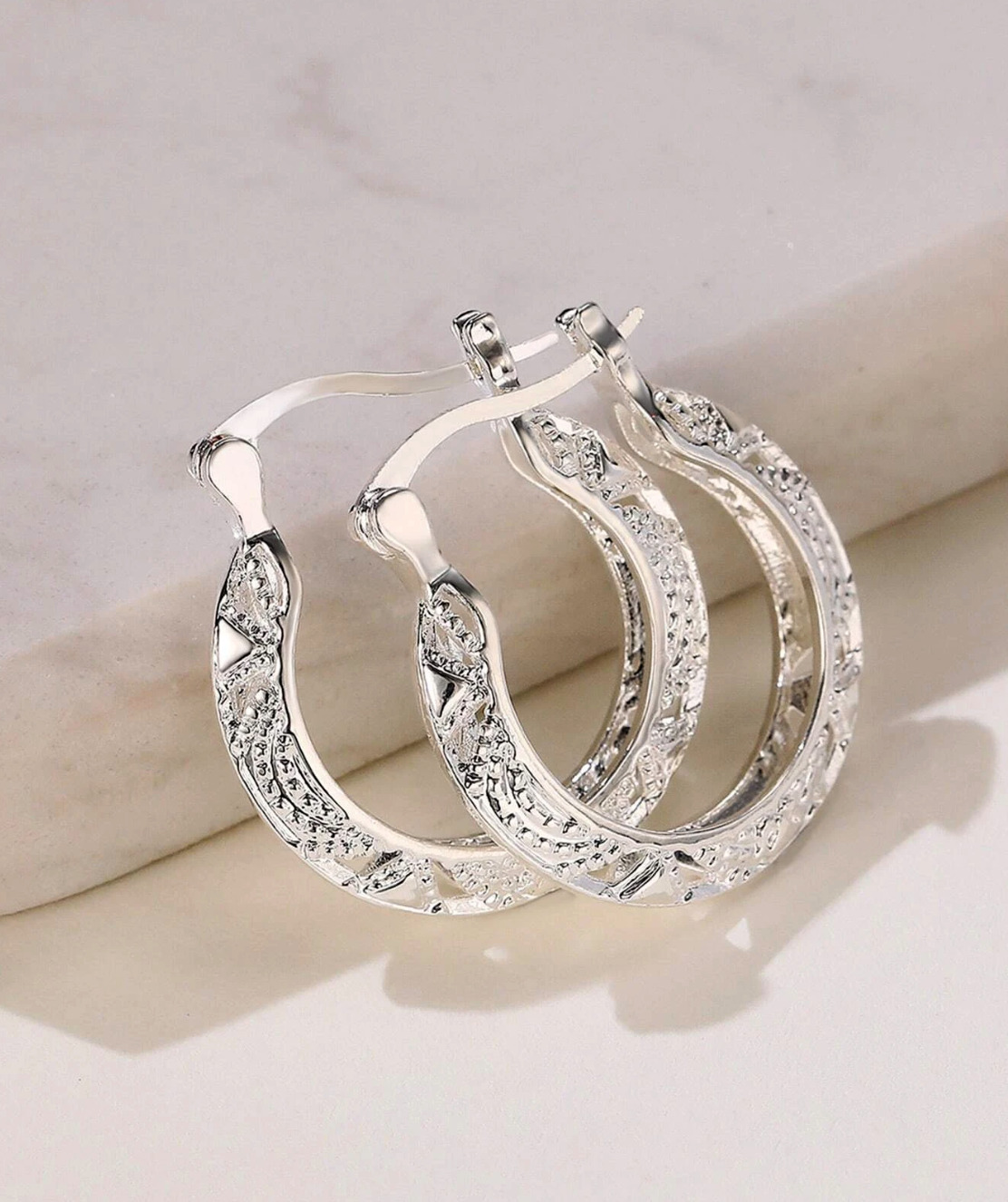 Elegant Dangle Hoop Earrings for Women