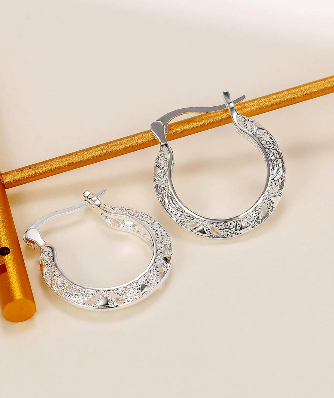 Elegant Dangle Hoop Earrings for Women