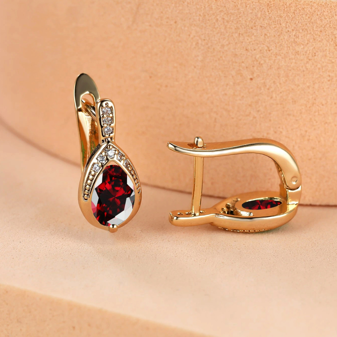 Crystal Hoop Earrings for Women - Elegant Fashion Jewelry