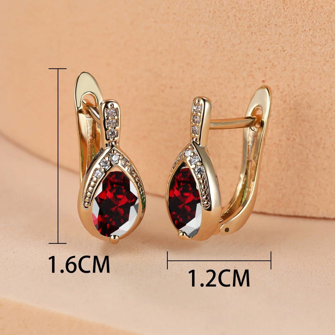 Crystal Hoop Earrings for Women - Elegant Fashion Jewelry