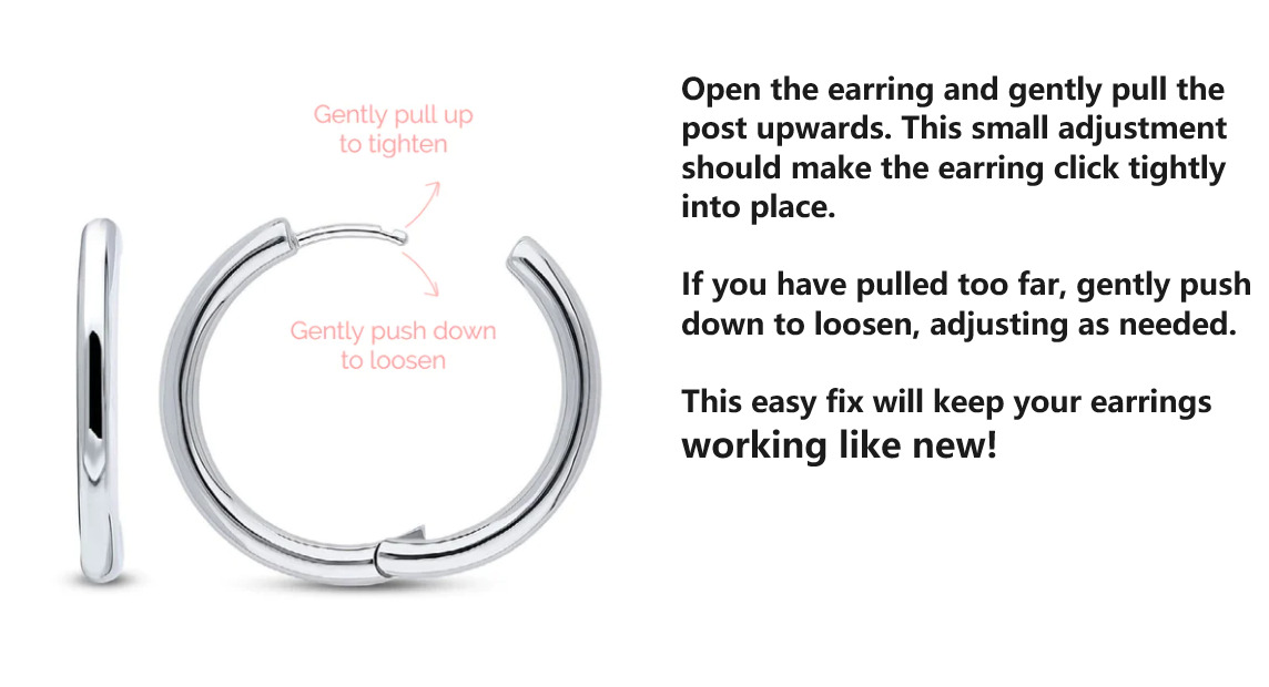 Sterling Silver Square CZ Huggie Hoop Earrings