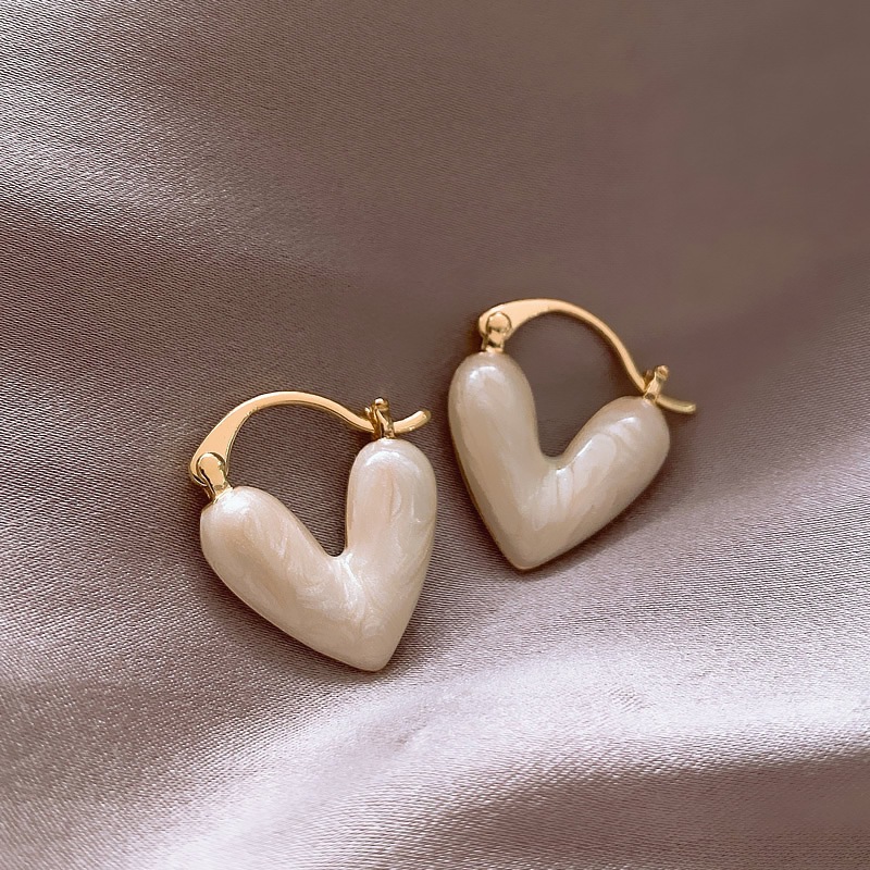 Trendy Heart Dangle Earrings for Women