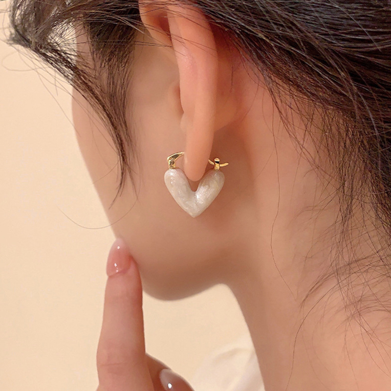 Trendy Heart Dangle Earrings for Women