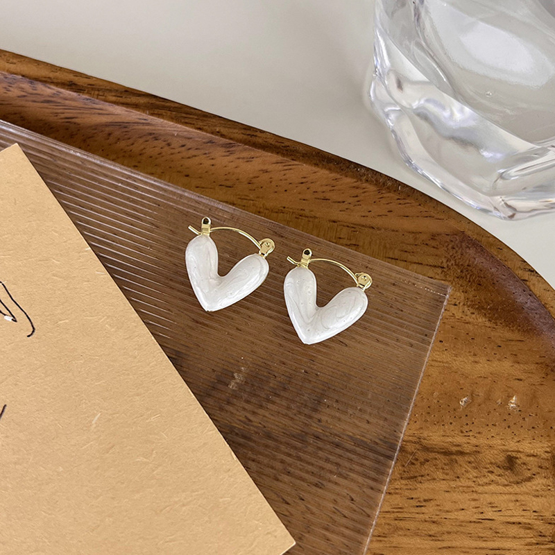 Trendy Heart Dangle Earrings for Women