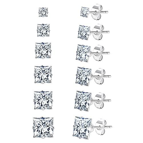 Handmade Hypoallergenic Stainless Steel Stud Earrings Set