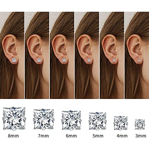 Handmade Hypoallergenic Stainless Steel Stud Earrings Set