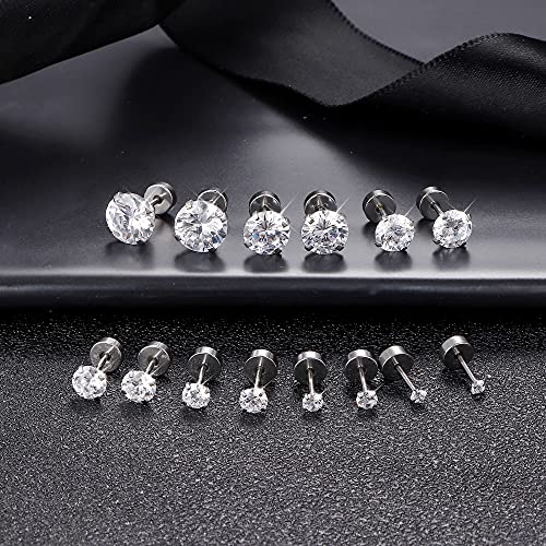 Hypoallergenic Flat Back Stud Earrings for All