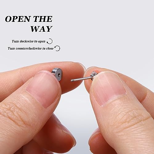 Hypoallergenic Flat Back Stud Earrings for All