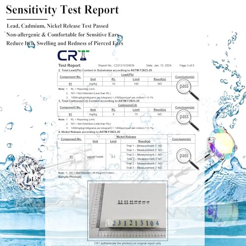 Hypoallergenic Flat Back Stud Earrings for All