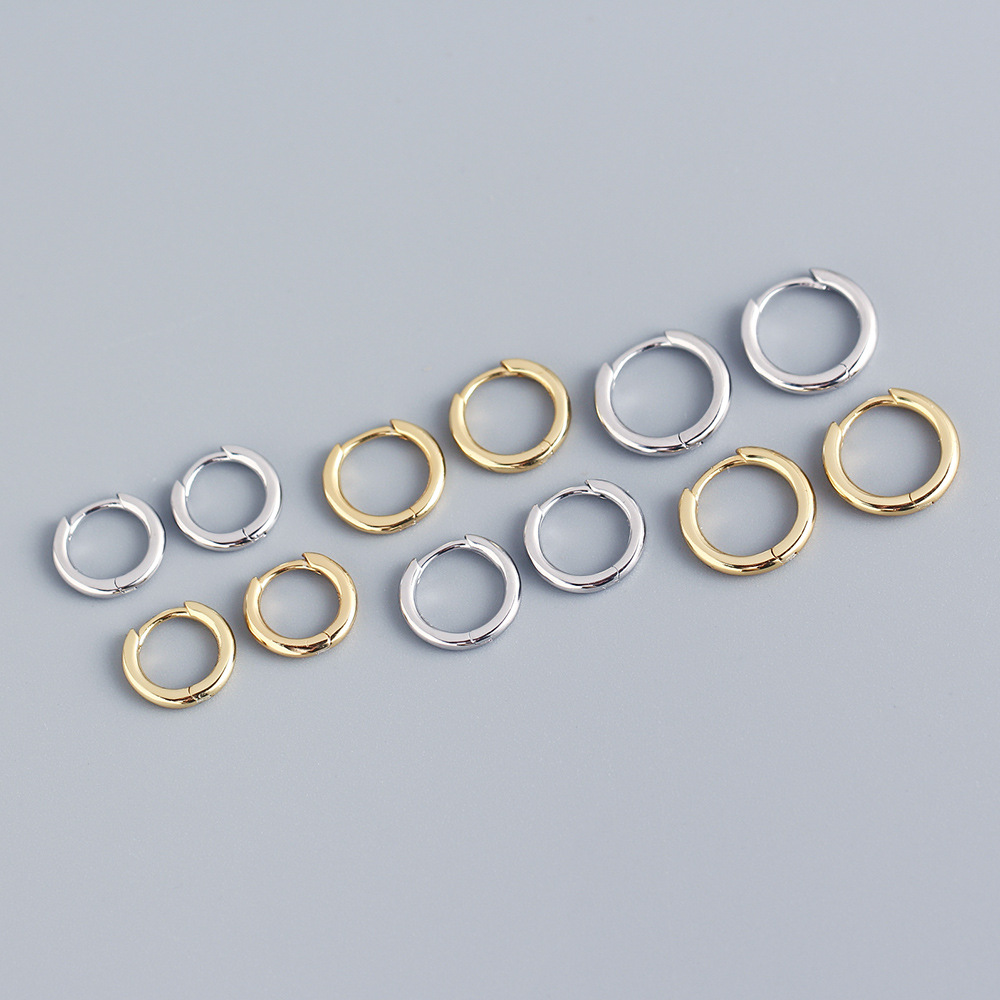 Gold Minimalist Huggie Hoop Earrings for Everyone