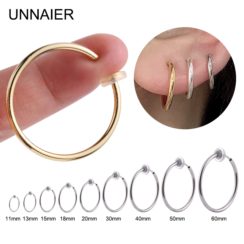 Non-Piercing Ear Cuff Clip-On Hoop Earrings