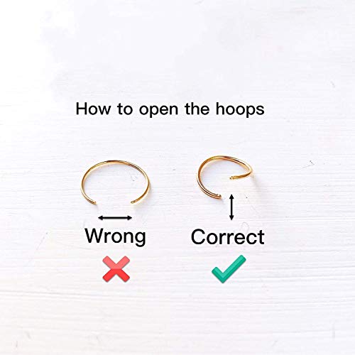 14K Gold Filled Tiny 7mm Hoop Earrings