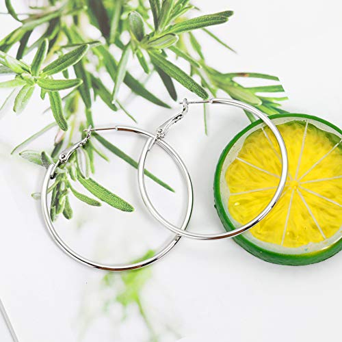 Handmade 925 Sterling Silver Gold Plated Hoop Earrings