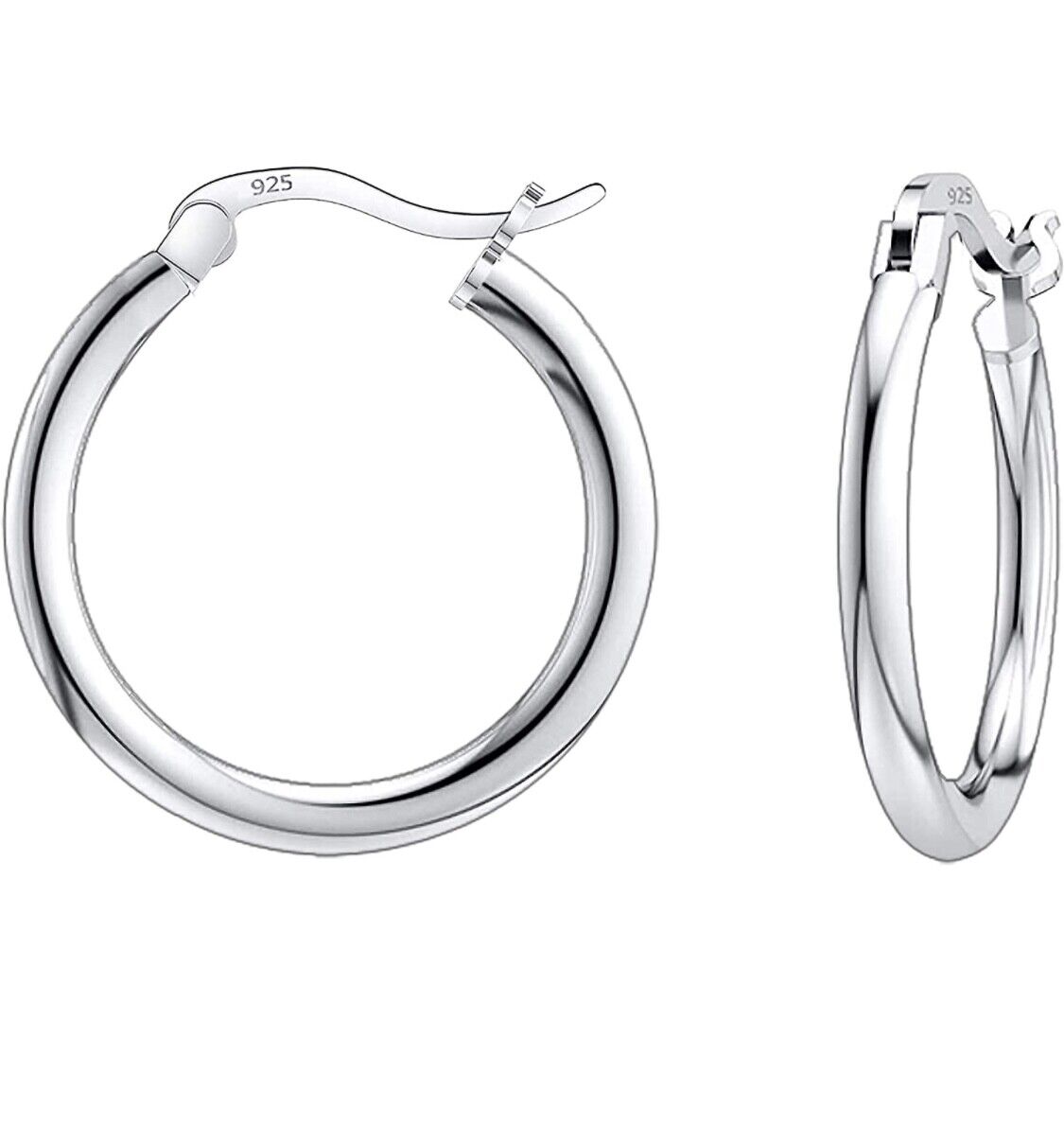 Sterling Silver 10MM Hoop Earrings for All