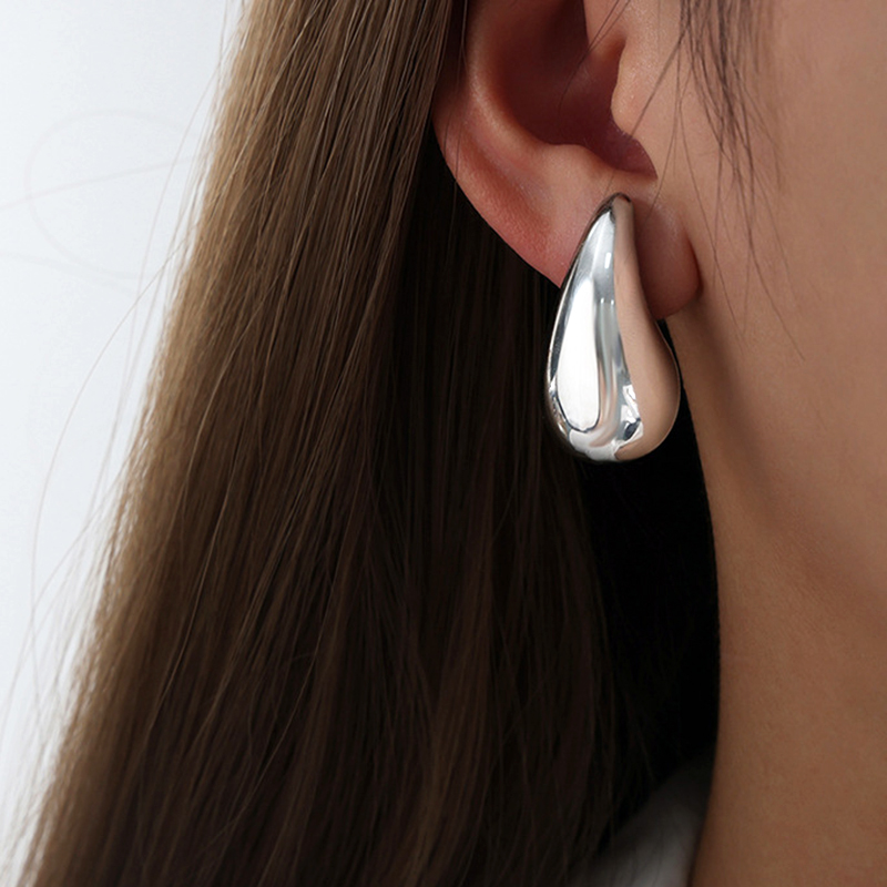 Vintage Gold Waterdrop Dangle Earrings for Women