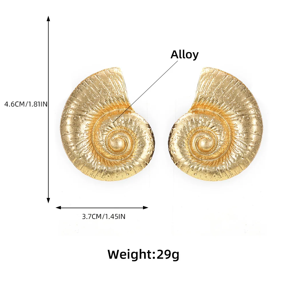 Summer Cowrie Shell Dangle Earrings for Women